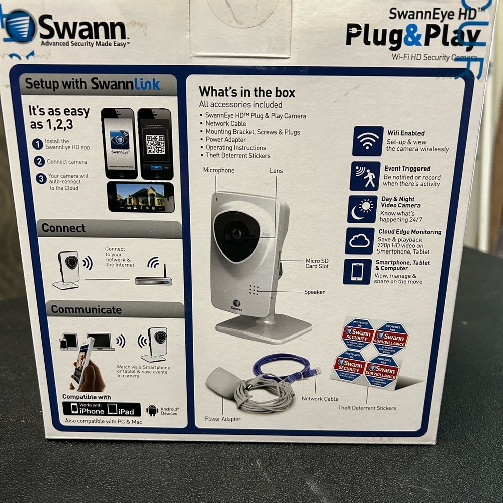 SwannEye HD Plug & Play camera